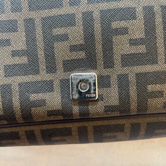 Fendi Ombré Effect Tobacco Zucca Canvas Messenger Bag - Picture 6 of 15